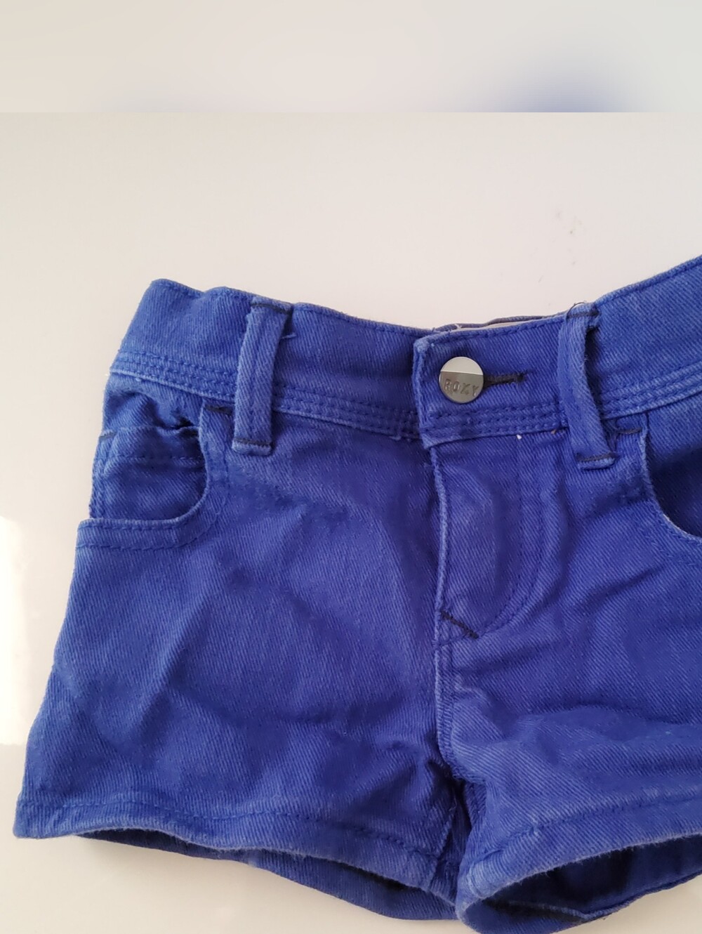 Roxy-Girls Blue Denium Shorts